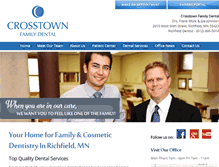 Tablet Screenshot of crosstownfamilydental.com